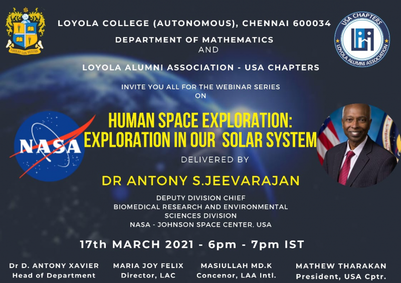 Album Image - Webinar Series on Human Space Exploration : Exploration in Our Solar System 